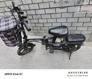 转让锂电折叠助力电动自行车框架新日牌，