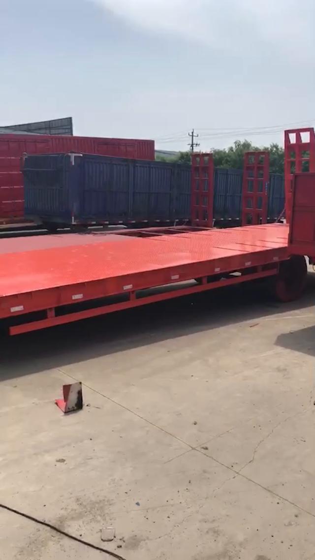 订做11米13米平板标箱侧翻苍蓝钩机板